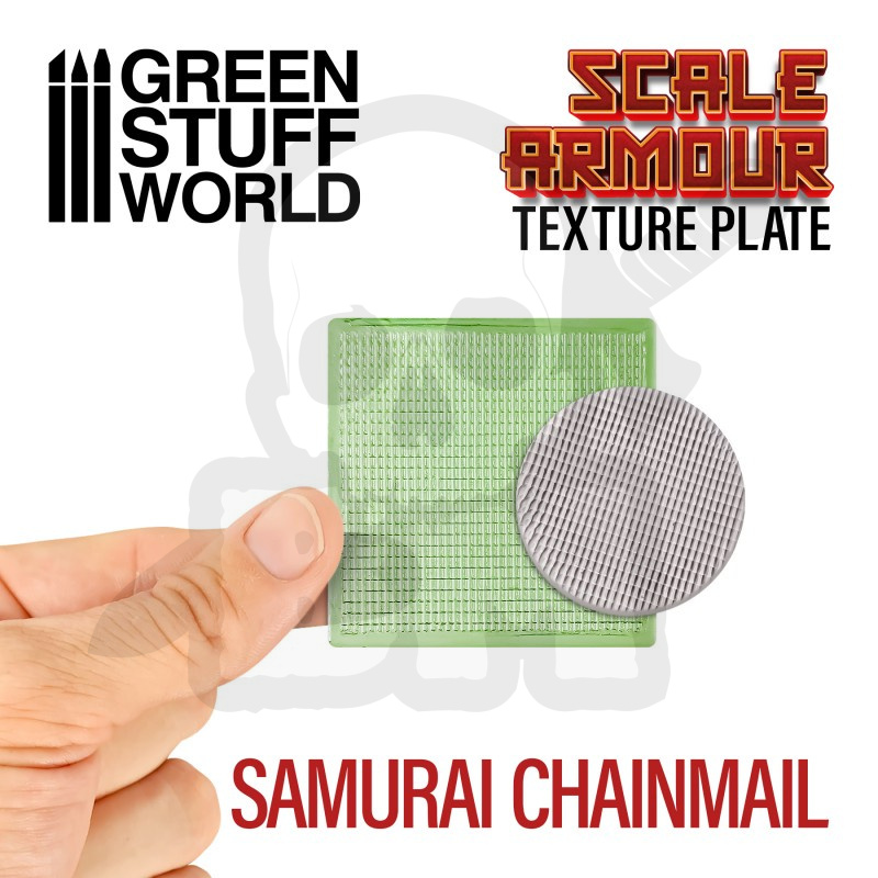 Battle Models Texture Plate Samurai Chainmail P Ytka Do Odciskania